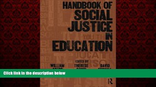 Online eBook Handbook of Social Justice in Education