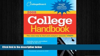 behold  The College Board College Handbook 2008