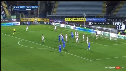 Giuseppe Bellusci Goal HD - Empoli 1-0 Crotone 12.09.2016