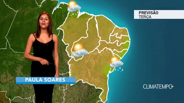 Previsão Nordeste – Temperaturas elevadas