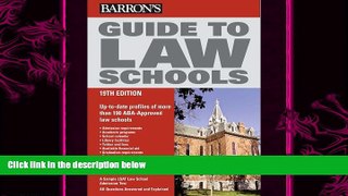 different   Guide to Law Schools (Barron s Guide to Law Schools)