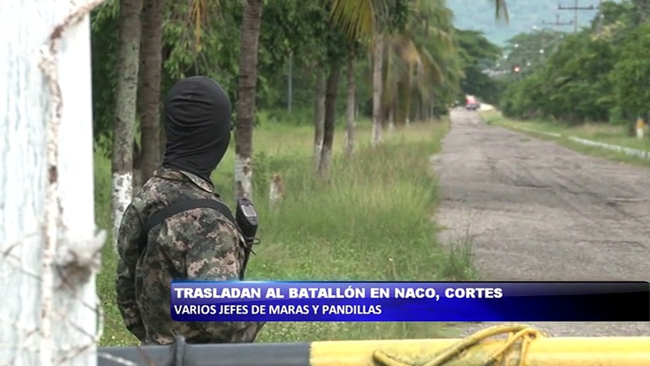 Trasladan a varios jefes de maras y pandillas
