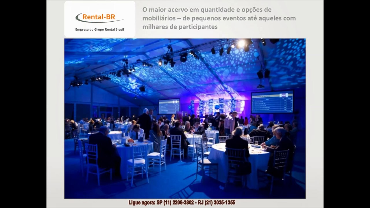 Aluguel de Mesas e Cadeiras no Rio de Janeiro RJ - RentalBR