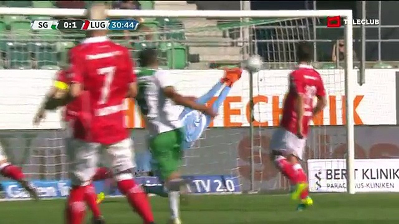 St.Gallen 0:2 Lugano (Swiss Super League 7. Runde 2016/2017 11.September 2016)