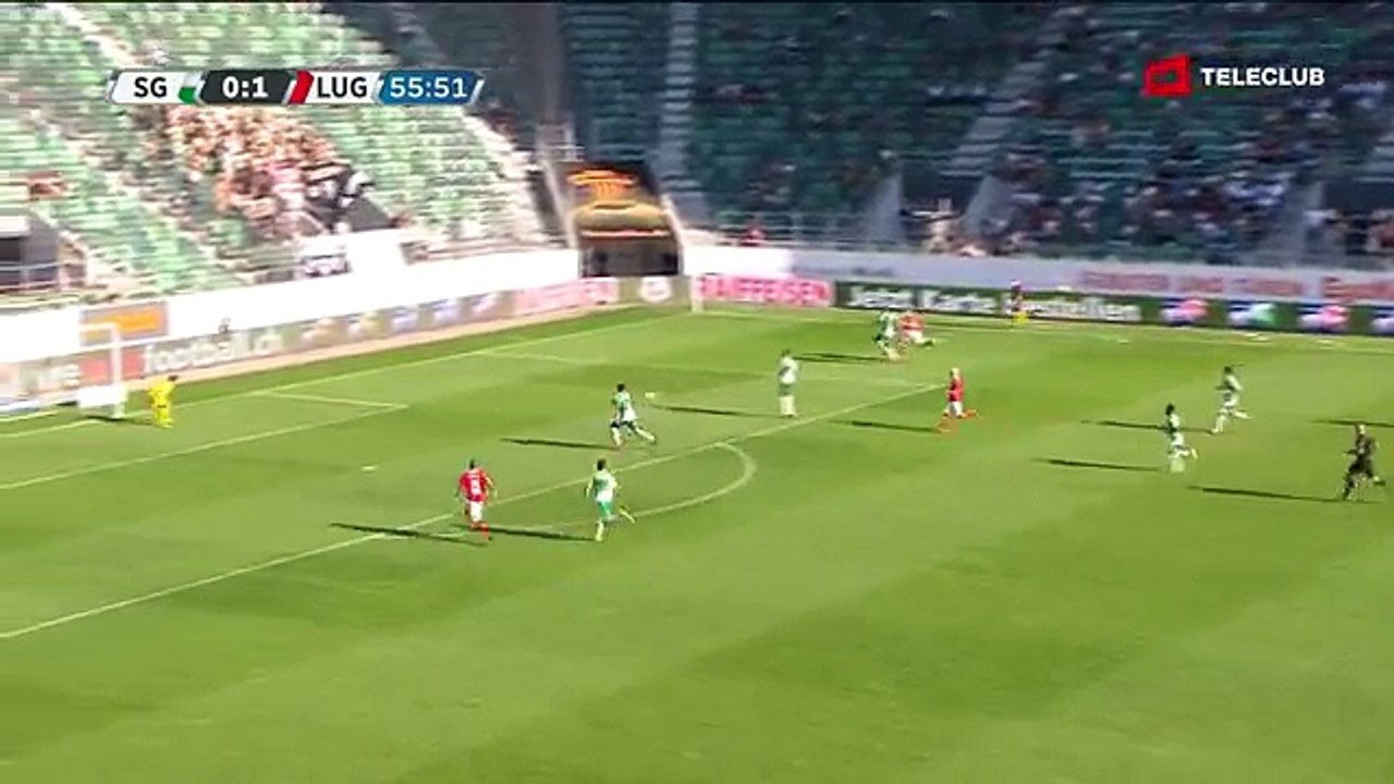 St.Gallen 0:2 Lugano (Swiss Super League 7. Runde 2016/2017 11.September 2016)