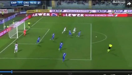 Mario Sampirisi GOAL - Empoli 1-1 Crotone 12.09.2016