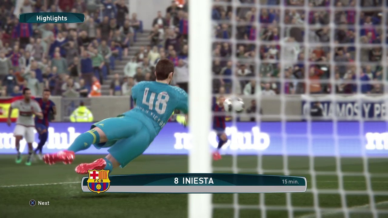 Barcelona 0 Flamengo 1 (superstar adv shooting adv through balls pass sup1)