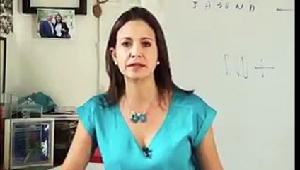 María Corina Machado dice las razones para no permitir el referendo en el 2017