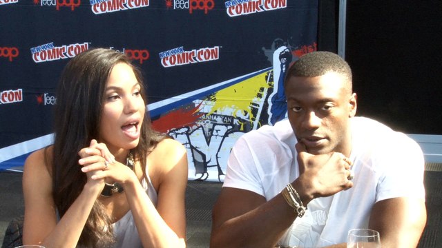 Underground Cast Interview with Jurnee Smollett-Bell and Aldis Hodge Oct 2015