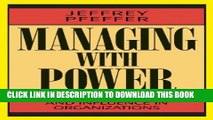 [PDF] Managing With Power: Politics and Influence in Organizations Full Online