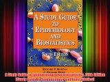 [PDF] A Study Guide to Epidemiology and Biostatistics Fifth Edition (Study Guide to Epidemiology