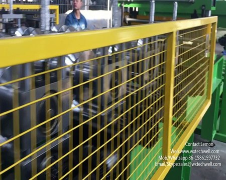 Roofing Sheet Roll Forming Machine with Flying cutting and auto stacker