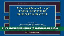[PDF] Handbook of Disaster Research (Handbooks of Sociology and Social Research) Popular Colection