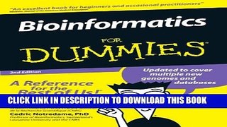 Collection Book Bioinformatics For Dummies