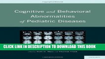 Collection Book Cognitive and Behavioral Abnormalities of Pediatric Diseases