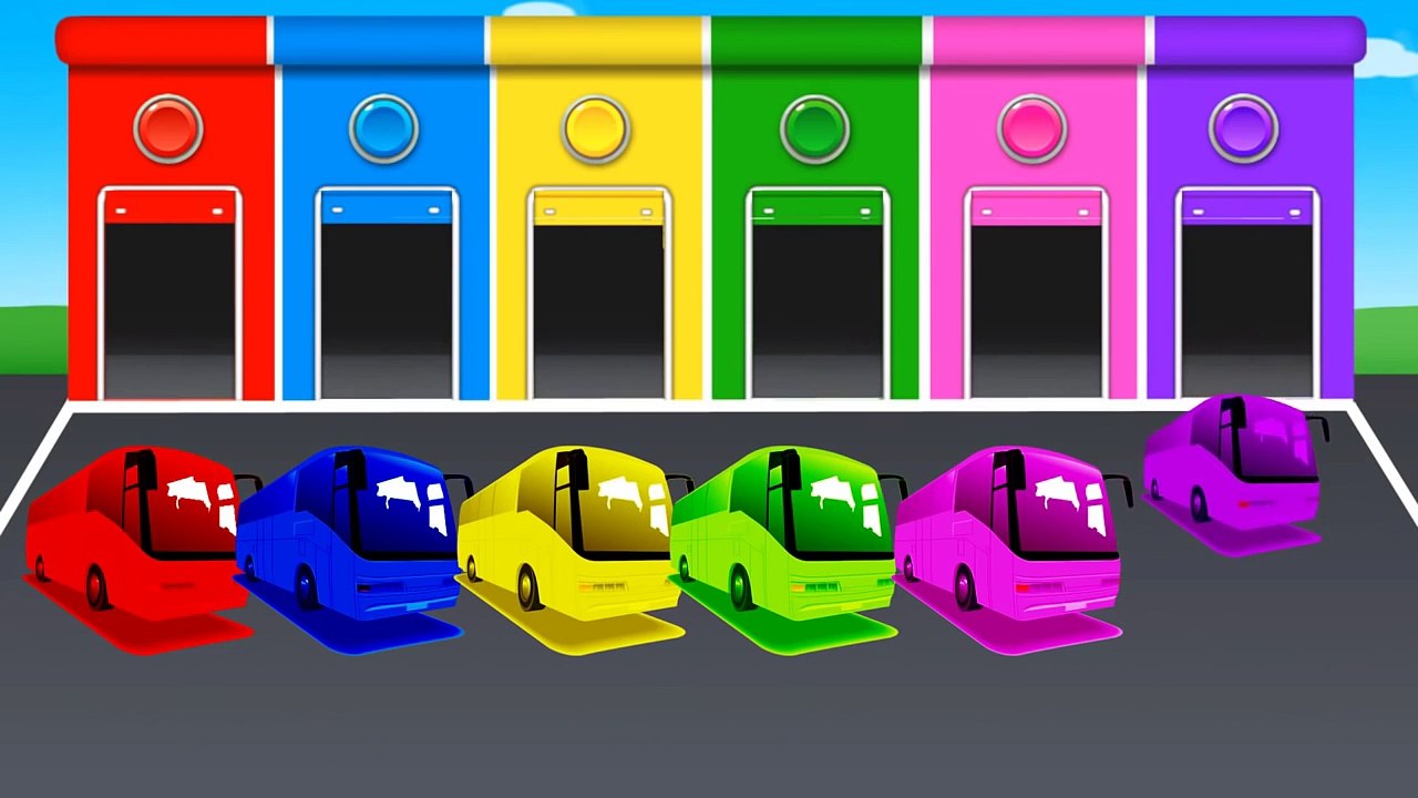 Colors For Children To Learn with Colors Bus Toys   Colours For Kids To Learn   Learning Videos