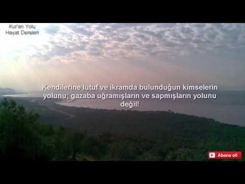 Fatiha Suresi Arapça Okunuşu ve Türkçe Meali Fatih Çollak