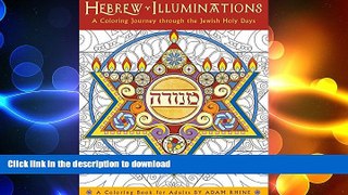 READ BOOK  Hebrew Illuminations Coloring Book: A Coloring Journey Through the Jewish Holy Days