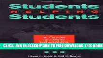 Collection Book Students Helping Students: A Guide for Peer Educators on College Campuses