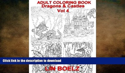 FAVORITE BOOK  Adult coloring book Fantasy Dragons   Castles (adult coloring books) (Volume 4)