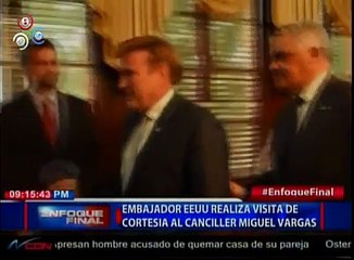 La visita sorpresa que recibio miguel vargas en su oficina