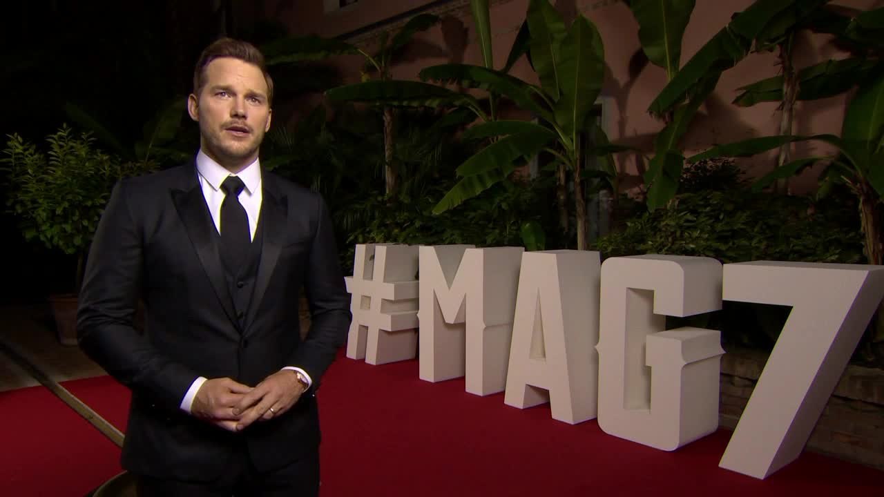 Chris Pratt On The Venice Red Carpet About 'The Magnificent 7'