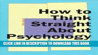 [PDF] How to Think Straight About Psychology Full Colection