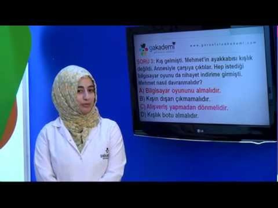 İlköğretim 4. Sınıf Sosyal Bilgiler Eğitim Seti Soru Çözümü