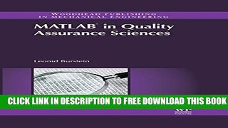 New Book MatlabÂ® in Quality Assurance Sciences