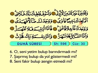 101. Duha - Arapça Okunuşlu - Mealli Kur'an-ı Kerim Hatim Seti