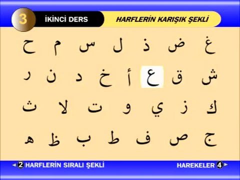 Ders 2 - Harflerin Karışık Şekli