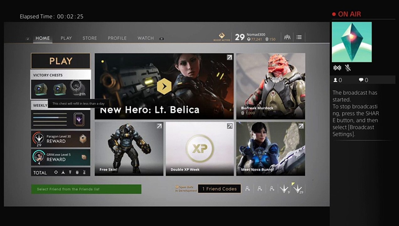 Nomad300's Live PS4 Broadcast