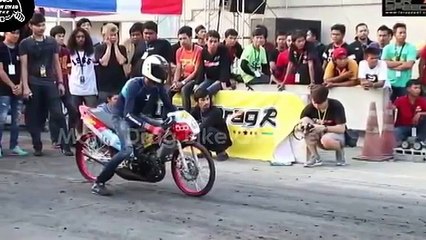 Drag Bike Thailand  honda matic 250cc Full [2016]