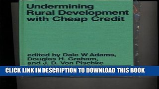 [PDF] Undermining Rural Development With Cheap Credit Popular Collection