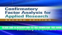 Collection Book Confirmatory Factor Analysis for Applied Research, Second Edition