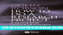 Collection Book How to do a Research Project: A Guide for Undergraduate Students
