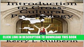 [PDF] Introduction to Cross-Cultural Psychology Full Colection