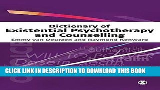[PDF] Dictionary of Existential Psychotherapy and Counselling Full Online