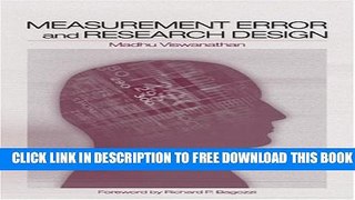 Collection Book Measurement Error and Research Design