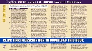 [PDF] CPT   HCPCS 2013 Modifier Express Reference Coding Card Popular Online
