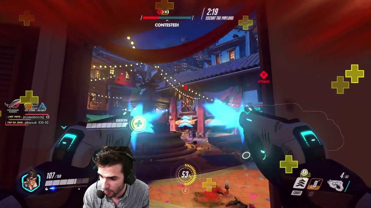 OverWatch Tracer ULTRA FUN! Gameplay FR ♦ Beta