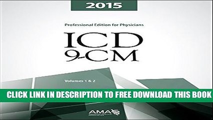 Collection Book ICD-9-CM 2015 For Physicians, Volumes 1 and 2, Professional Edition