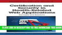 New Book Certification and Security in Health-Related Web Applications: Concepts and Solutions