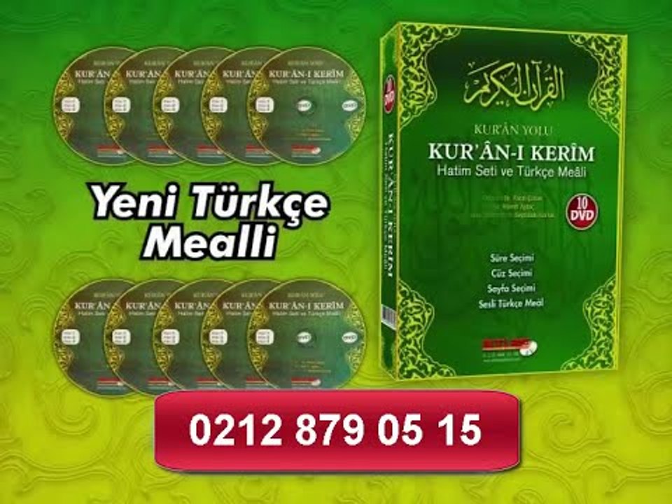 Kuran Yolu Kur'an-ı Kerim Dvd Hatim Seti ve Türkçe Meali