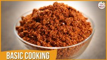 Kolhapuri Masala Powder | Spicy Kanda Lasun Masala | Recipe by Archana in Marathi | Basic Cooking