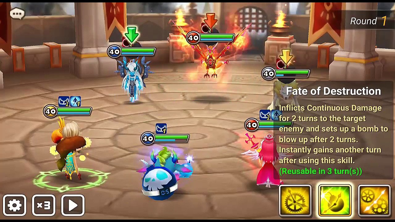 Summoners War Guild Battle VS DamageD