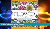 FAVORITE BOOK  Adult Coloring Book Flower Designs: Stress Relieving Patterns (Mix Books Adult