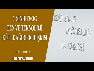 Kütle Ağırlık İlişkisi 7. Sınıf Fen ve Teknoloji -Yeni Müfredata Uyumlu