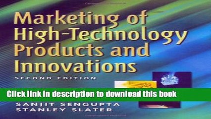 Read Marketing of High-Technology Products and Innovations (2nd Edition)  Ebook Free