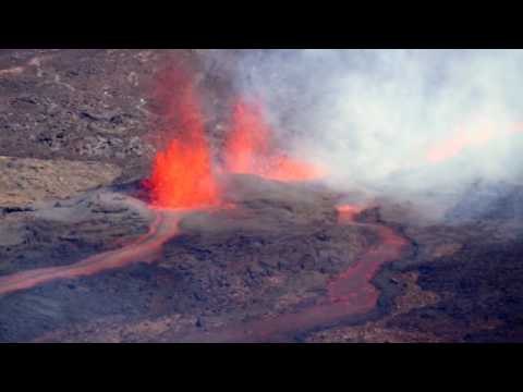 Piton De La Fournaise Sends Lava Streams Flowing Across Réunion Island